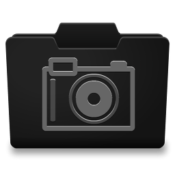 Black Grey Images Icon 256x256 png